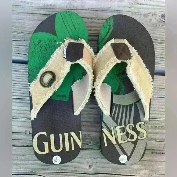 Other - Guinness flip flops SZ 10/11